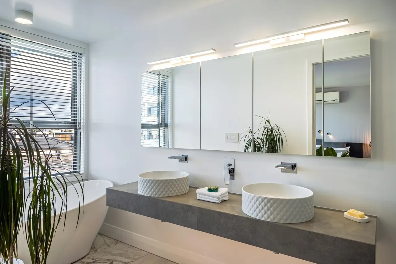 Double basins in the ensuite